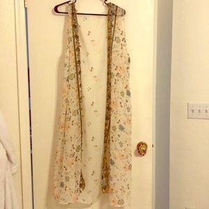 Long kimono (sheer duster)